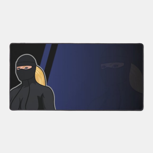 Blonde Woman Desk Pad (Front)