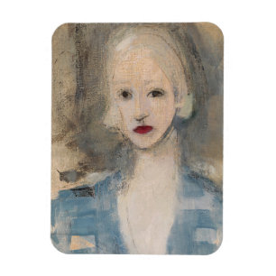 Blonde Woman, Helene Schjerfbeck Magnet