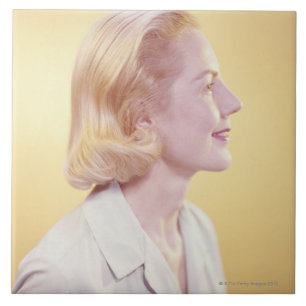 Blonde Woman Tile