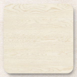blonde wood coaster