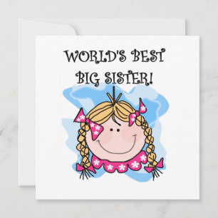 Blonde World's Best Big Sister Gifts