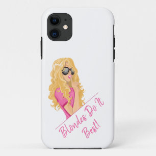 Blondes Do It Best! Personalised text iPhone 11 Case