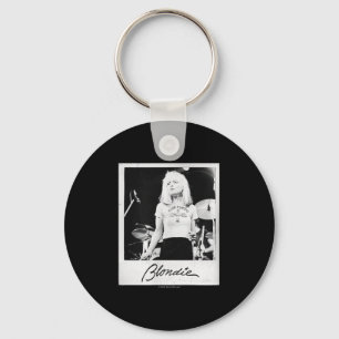 Blondie Black And White Laroid Photo Vintage Band  Key Ring