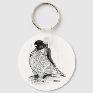 Blondinette Pigeon Laced 1978 Key Ring