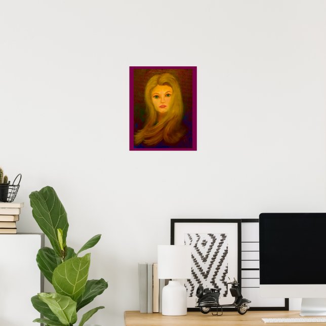 Blondish Lady Poster (Home Office)