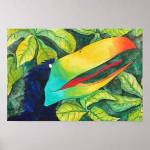"Bloo Bird" Art by Mike Quinn Poster