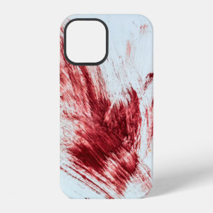 Blood and bloody marks in old bathtub. Halloween b iPhone 12 Case