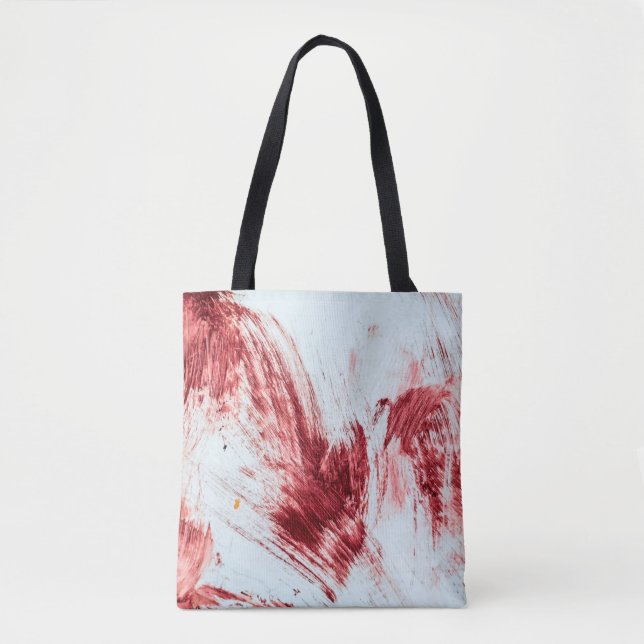 Blood and bloody marks in old bathtub. Halloween b Tote Bag (Front)