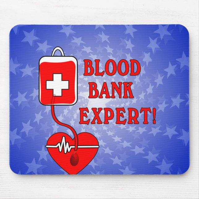 BLOOD BANK EXPERT MOUSE MAT (Front)