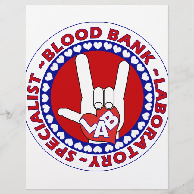 BLOOD BANK SPECIALIST LABORATORY TECH LOVE (Front)