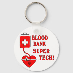 BLOOD BANK SUPER TECH KEY RING