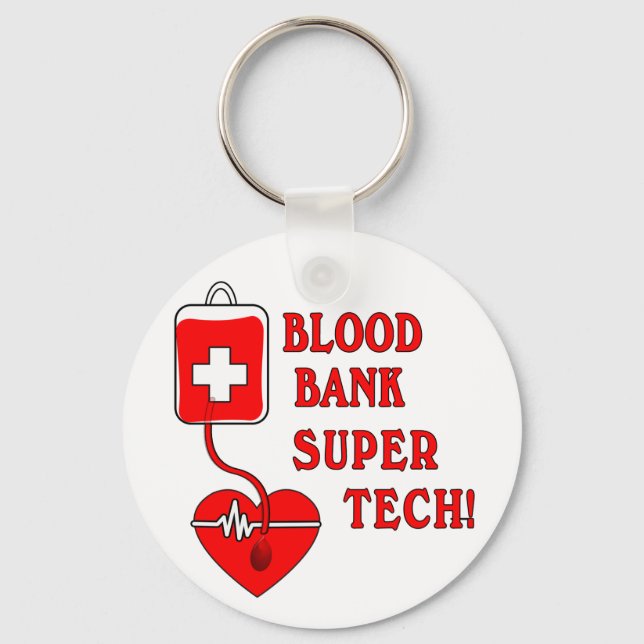 BLOOD BANK SUPER TECH KEY RING (Front)