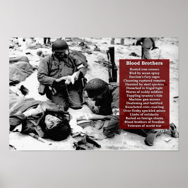 Blood Brothers Military Tribute Poster (Front)