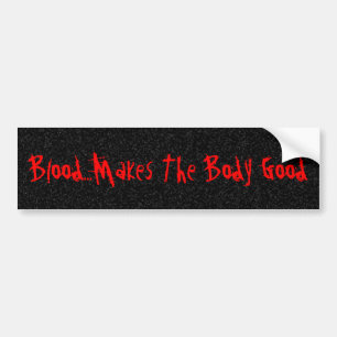 Blood Bumper Sticker