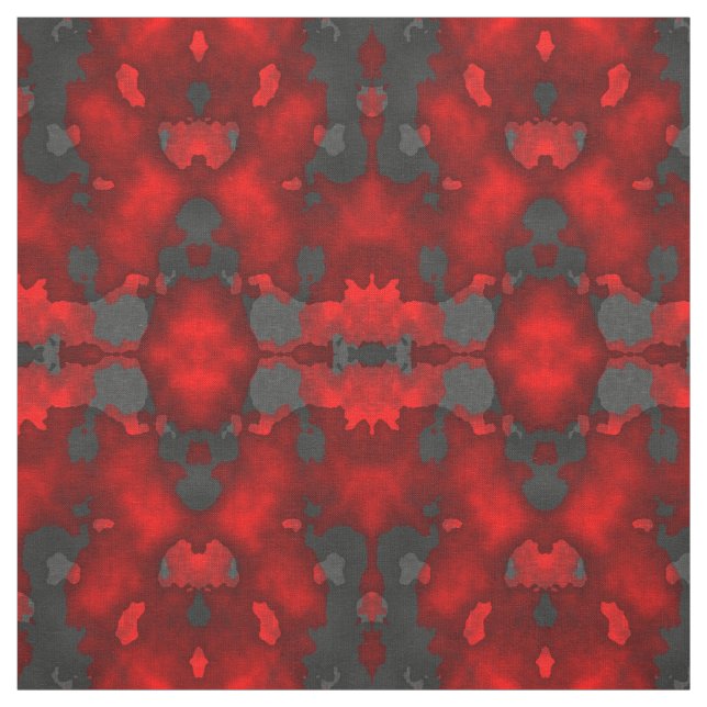 Blood Camouflage Vampire Goth Print Fabric (Swatch)