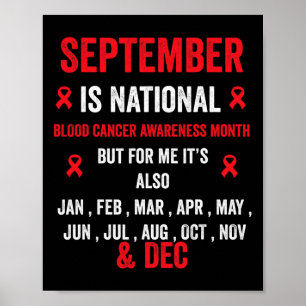 Blood Cancer Awareness - Blood Cancer Awareness mo Poster