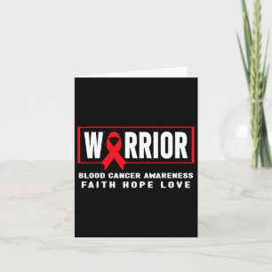 Blood Cancer Awareness - Blood Cancer Warrior Card