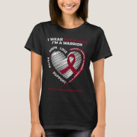 Blood Cancer Awareness Burgundy Multiple Myeloma W