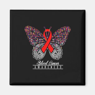 Blood Cancer Awareness Butterfly Lovers Gifts 2  Magnet