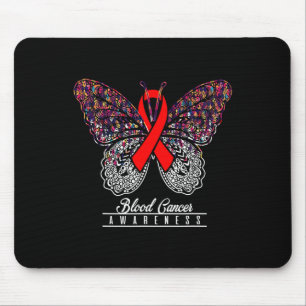 Blood Cancer Awareness Butterfly Lovers Gifts 2 Mouse Mat