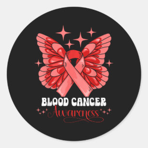 Blood Cancer Awareness  Classic Round Sticker
