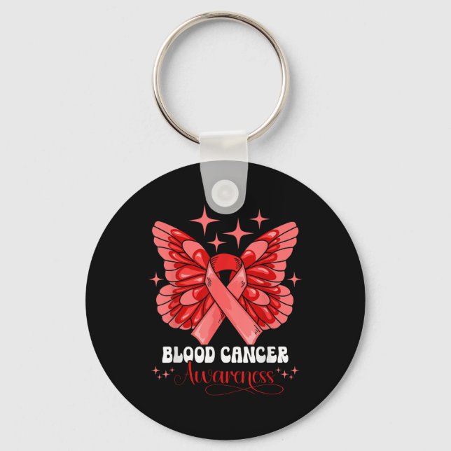 Blood Cancer Awareness  Key Ring (Front)