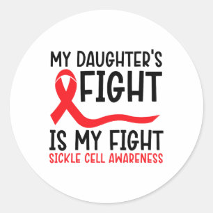Blood Cancer Awareness Leukaemia Lymphoma Myeloma  Classic Round Sticker