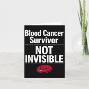 Blood Cancer Awareness Leukaemia Lymphoma Survivor Card