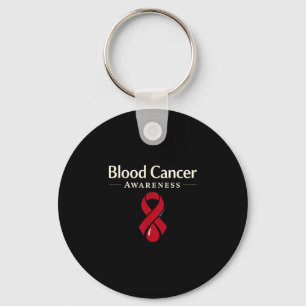 Blood cancer awareness leukaemia lymphoma survivor key ring