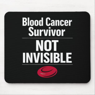 Blood Cancer Awareness Leukaemia Lymphoma Survivor Mouse Mat