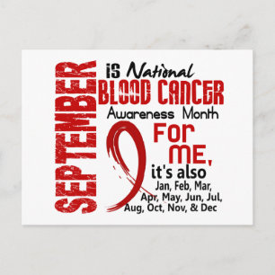 Blood Cancer Awareness Month For ME Postcard