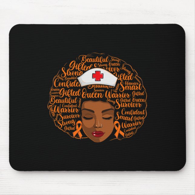 Blood Cancer Awareness Nursing  Mouse Mat (Front)