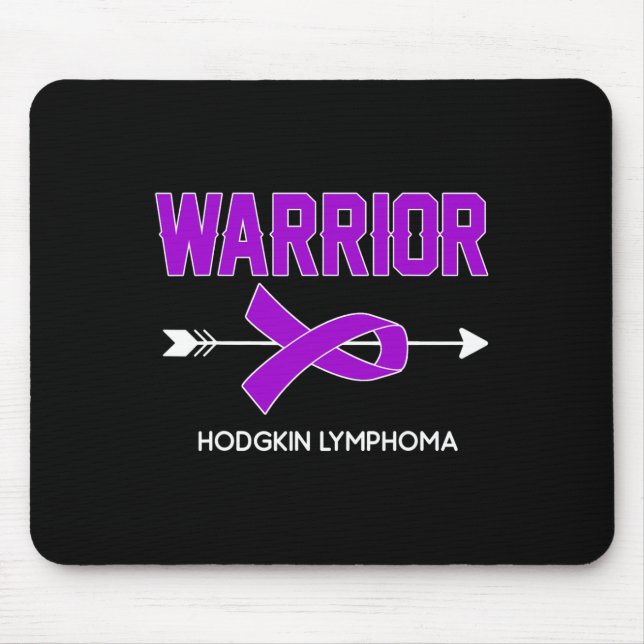 Blood Cancer Awareness Outfit Hodgkin Lymphoma War Mouse Mat (Front)