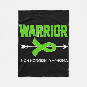 Blood Cancer Awareness Outfit Non Hodgkin Lymphoma Fleece Blanket