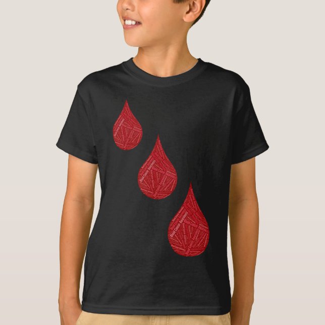 Blood Cancer blood cancer awareness  T-Shirt (Front)