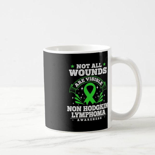 Blood Cancer Gift Non Hodgkin Lymphoma Awareness R Coffee Mug (Right)