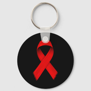 Blood Cancer Hivaids Awareness Red Ribbon Week Awa Key Ring