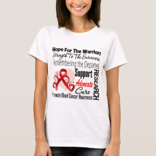 Blood Cancer Hope Tribute Collage T-Shirt