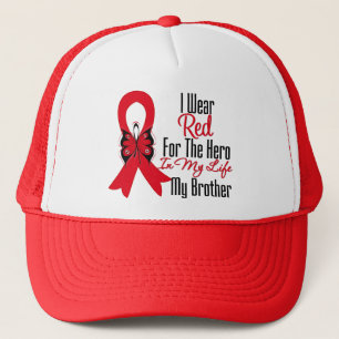 Blood Cancer Ribbon Hero in My Life My Brother Trucker Hat