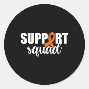 Blood Cancer Support Squad 1 Classic Round Sticker