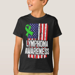 Blood Cancer Survivor Lime Green Awareness Ribbon T-Shirt