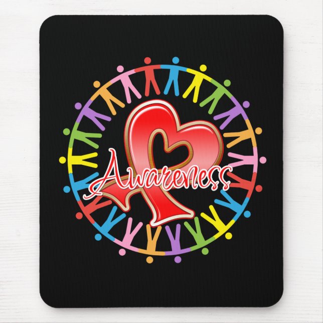 Blood Cancer Unite in Awareness Mouse Mat (Front)