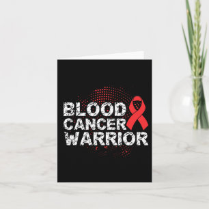 Blood Cancer Warrior Card