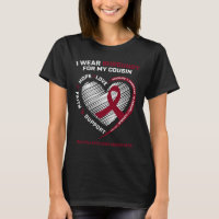Blood Cancer Wear Burgundy Cousin Multiple Myeloma