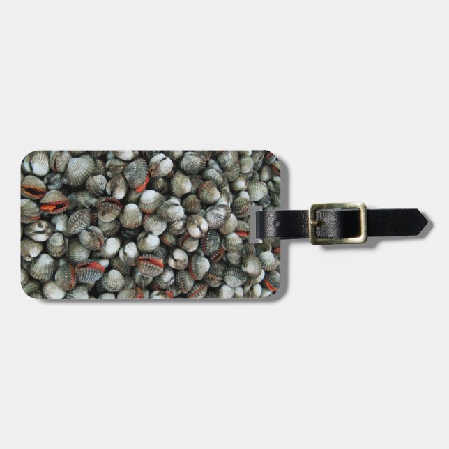 Blood Cockle Shells Luggage Tag (Front Horizontal)