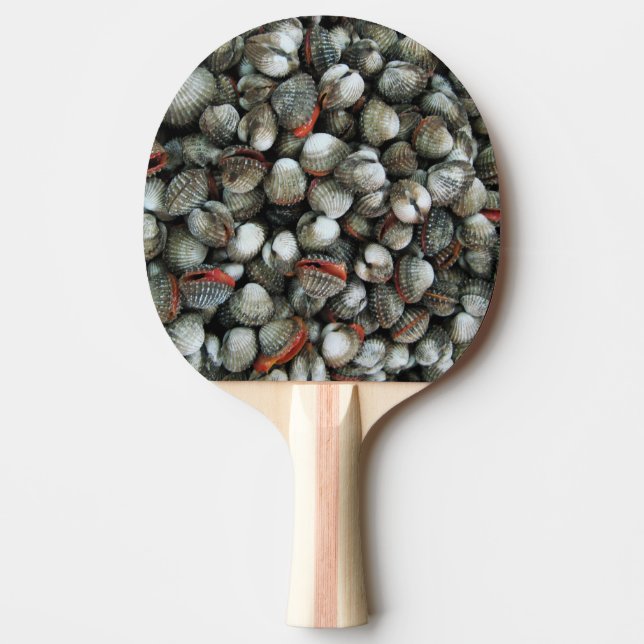 Blood Cockle Shells Ping Pong Paddle (Front)