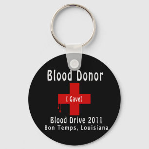 blood donor 2011 W-drops Key Ring