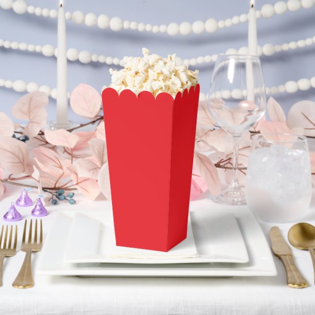 Blood Donor Red Popcorn Favour Box (Wedding)