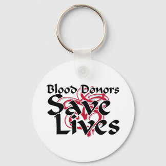 Blood donors save lives key ring