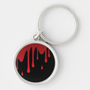 Blood dripping key ring